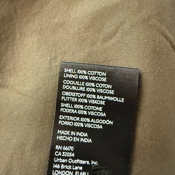 Free People maxi dress plaid embroidery ruffled cottage gingham boho smock - Picture 8 of 9